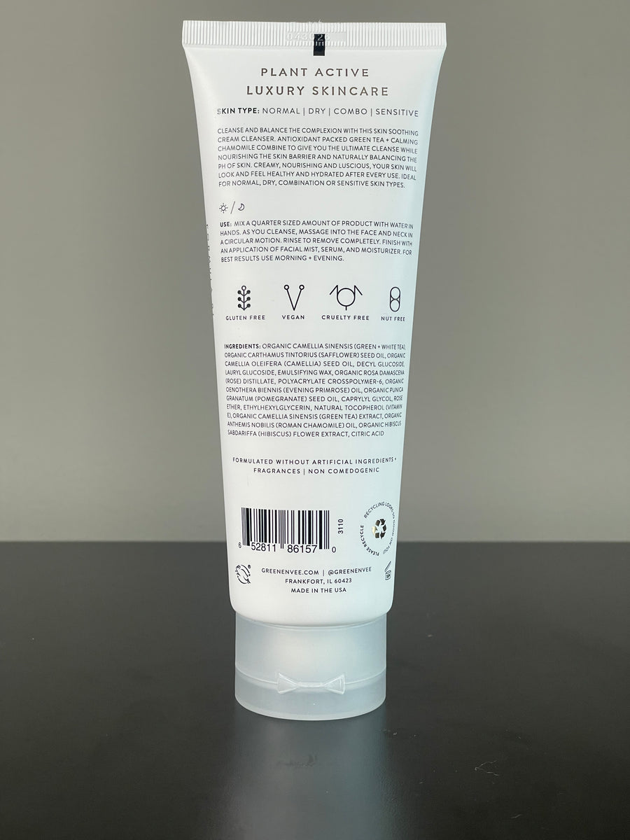 Green Envee Soothe Herbal Cleansing Cream – Elia Day Spa